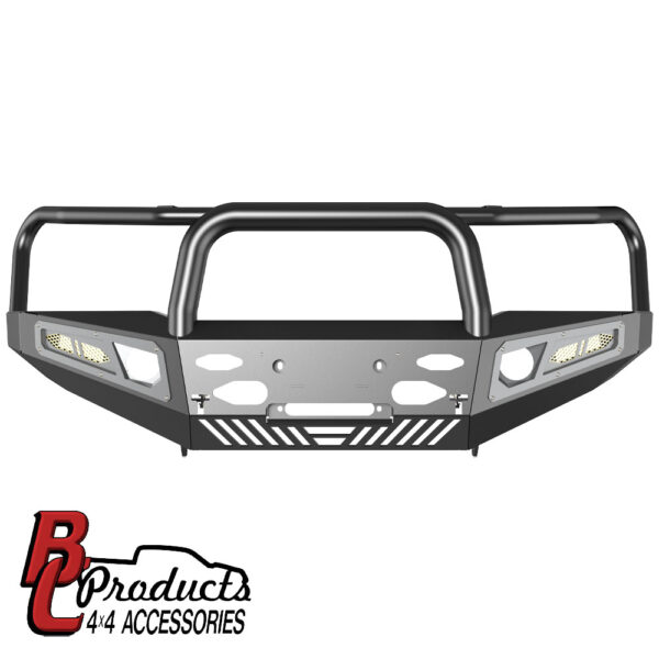 NISSAN Patrol GU Series 1 - 3 - Triple Hoop BC Products Bull Bar - Image 2