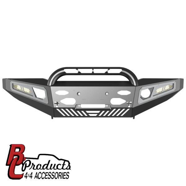 NISSAN Patrol GU Series 1 - 3 - Low Hoop BC Products Bull Bar - Image 2