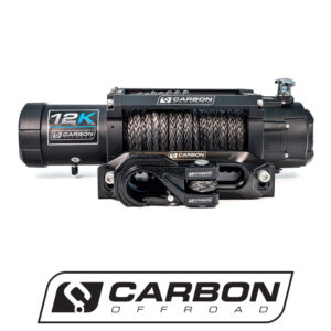 Carbon 12K - 12000lb Winch V3X with MegaPro Hook